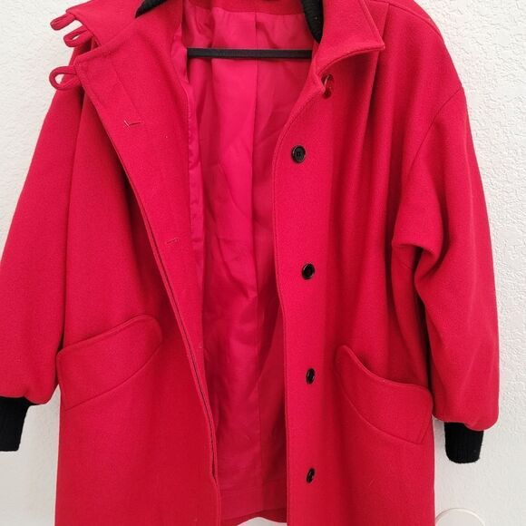 WINTER coat- Red color Hermax kay - Picture 1 of 12